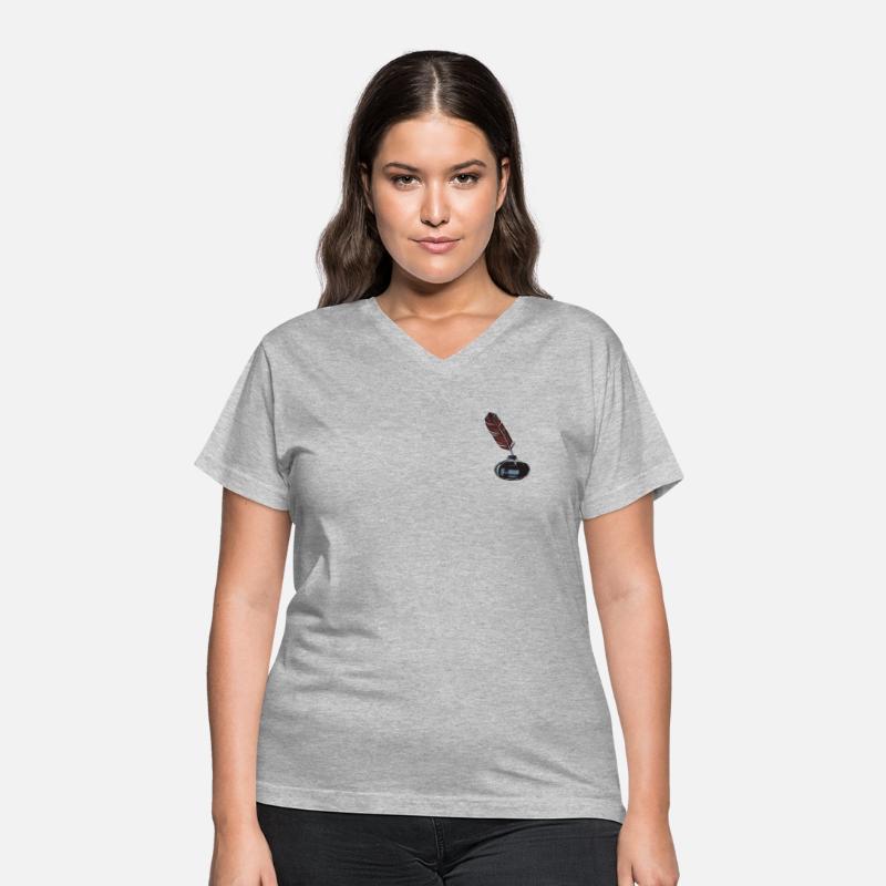 Cool beautiful feather and inkstand