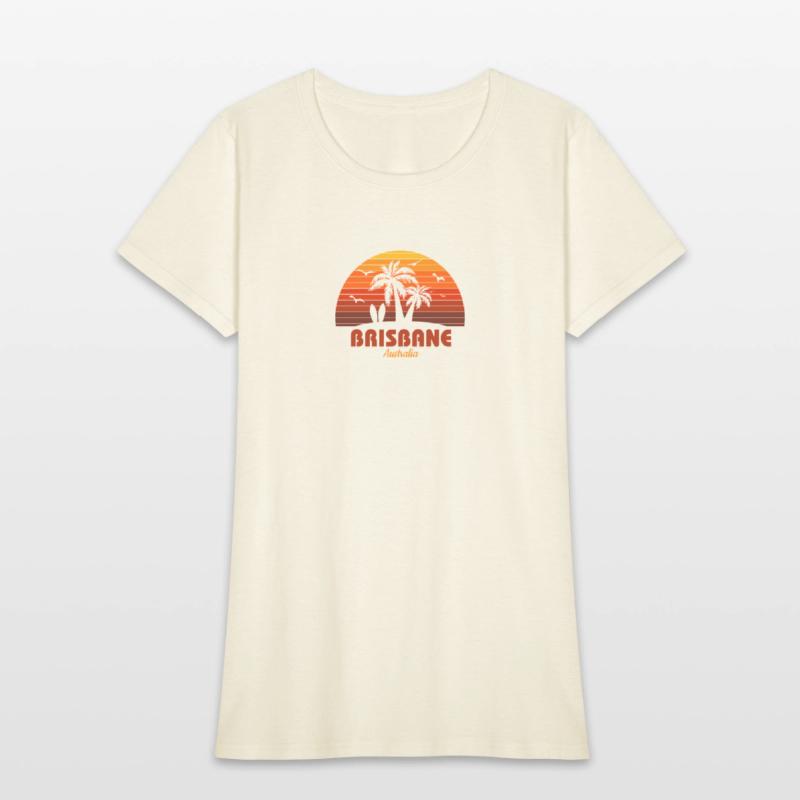 Cool Brisbane Australia Beach Sunset Souvenir