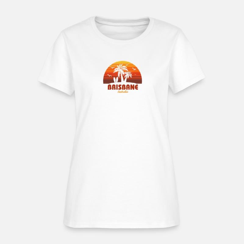 Cool Brisbane Australia Beach Sunset Souvenir