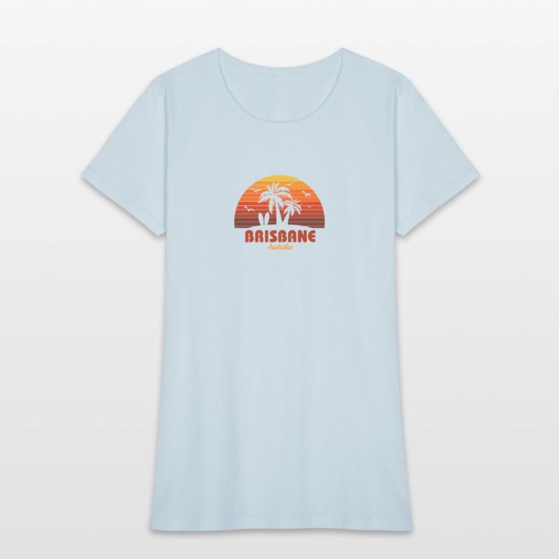 Cool Brisbane Australia Beach Sunset Souvenir