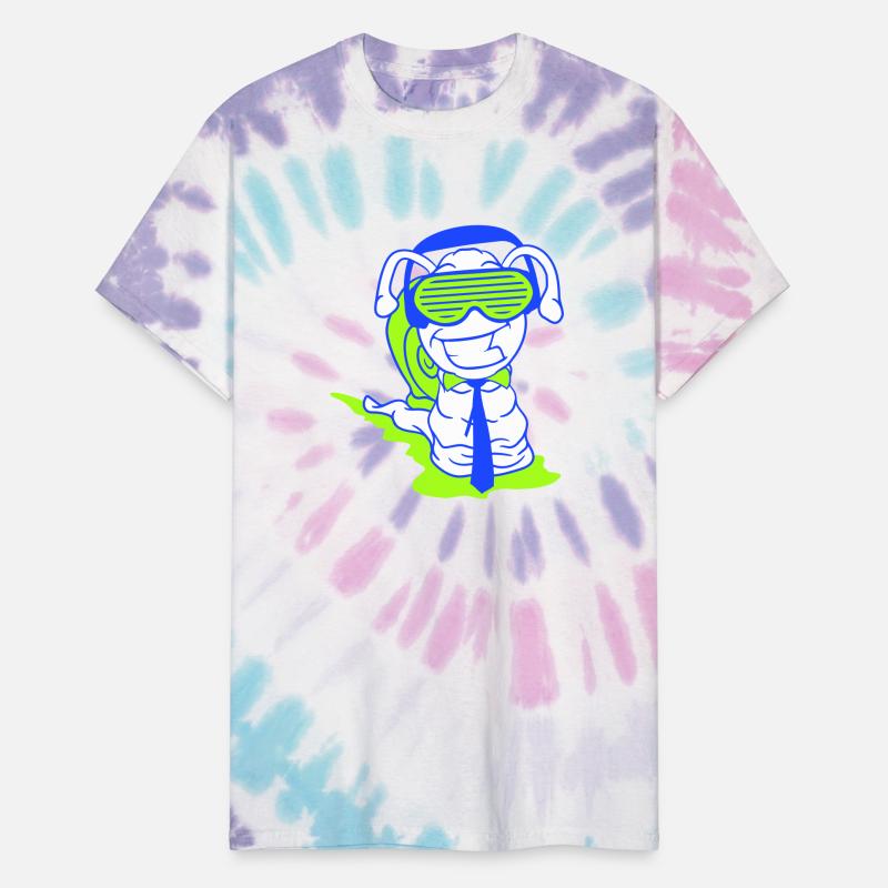 Cool DJ Snail Tie Grinning Smiling Music Party Fun