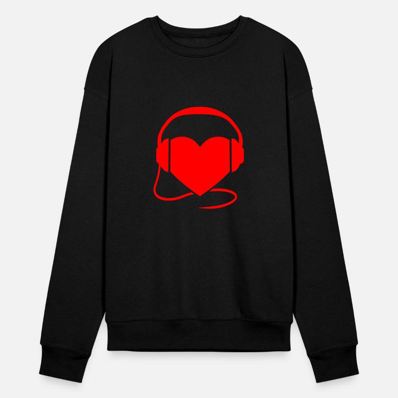 Cool Heart Party Love Heartbeat Headphone Sound DJ