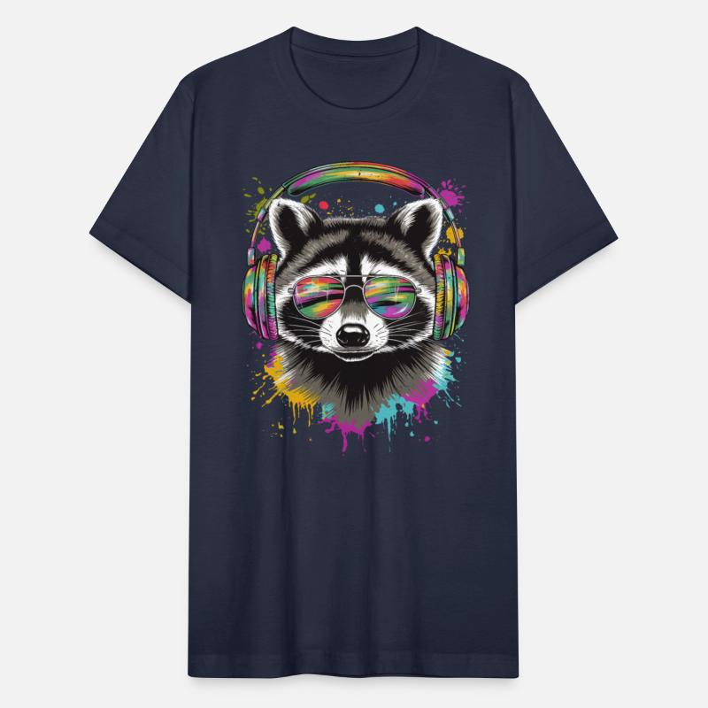 Cool Raccoon DJ Concert Festival Music Costume