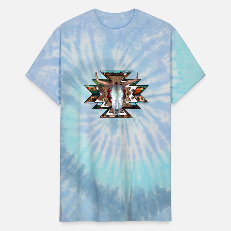 Cow Print Aztec, Western Bull Skull, Western, West