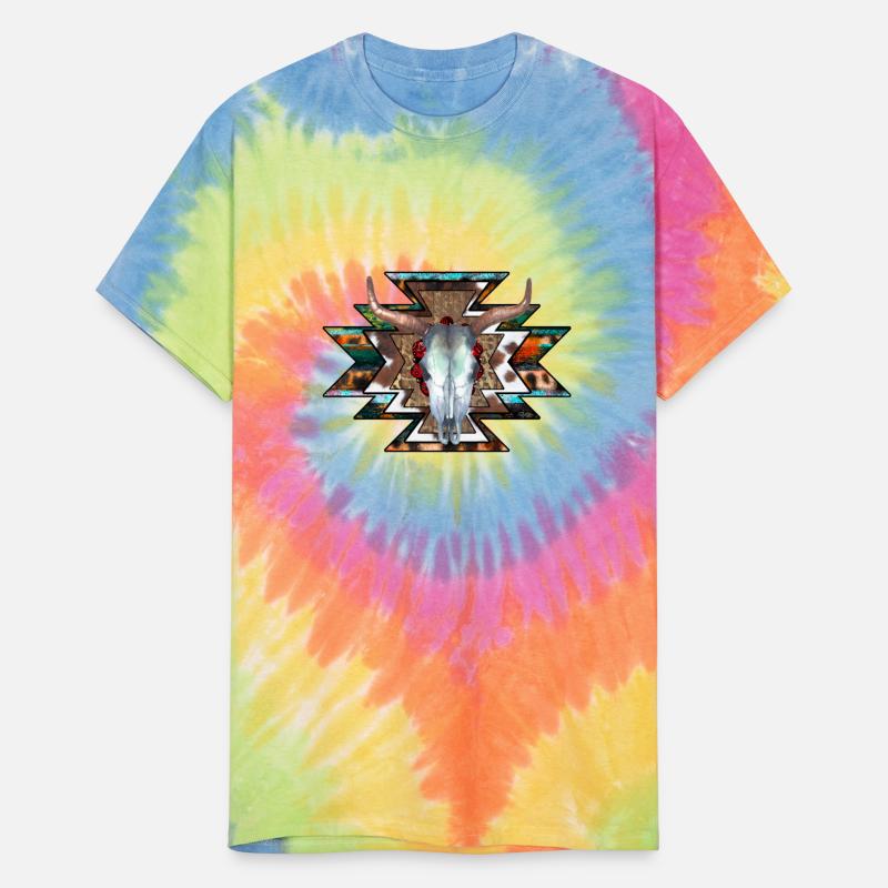 Cow Print Aztec, Western Bull Skull, Western, West