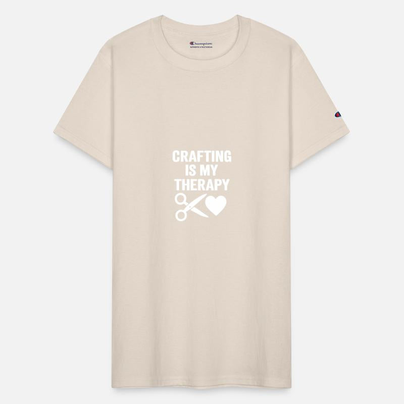 Crafting My Therapy – Funny DIY Lover Shirt heart
