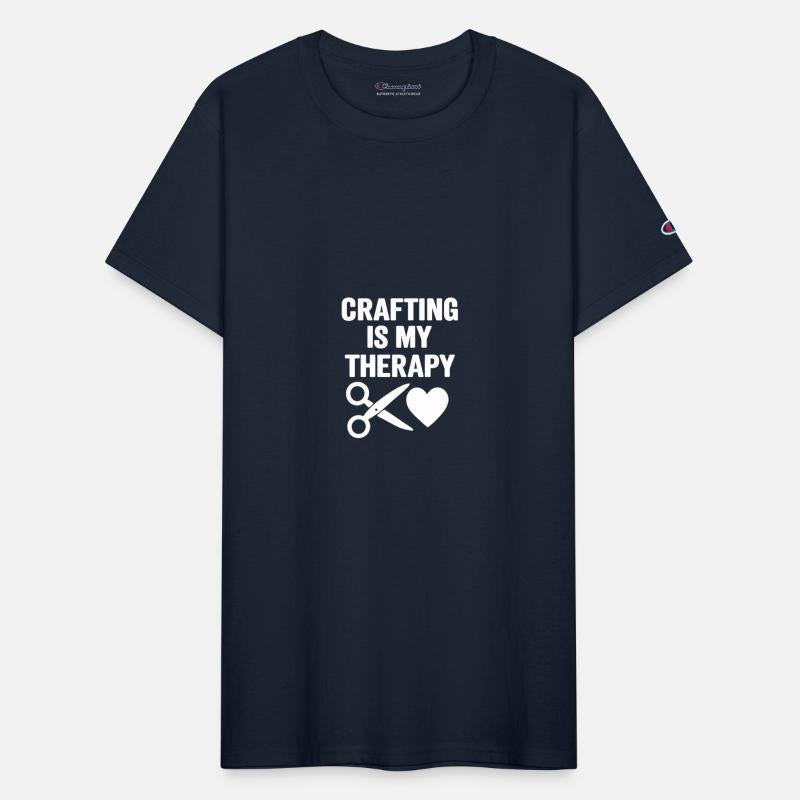 Crafting My Therapy – Funny DIY Lover Shirt heart