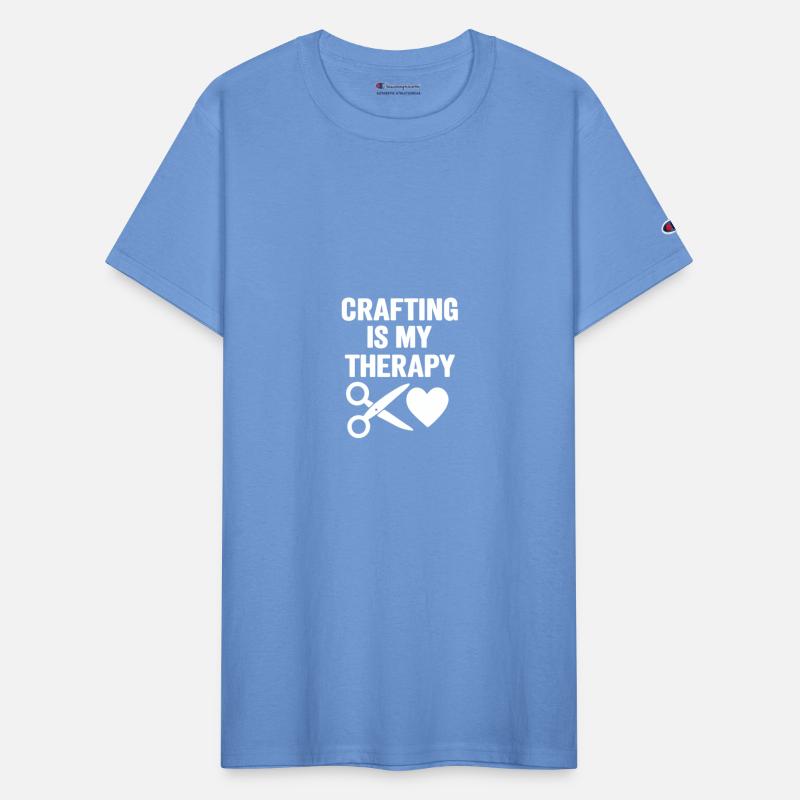 Crafting My Therapy – Funny DIY Lover Shirt heart
