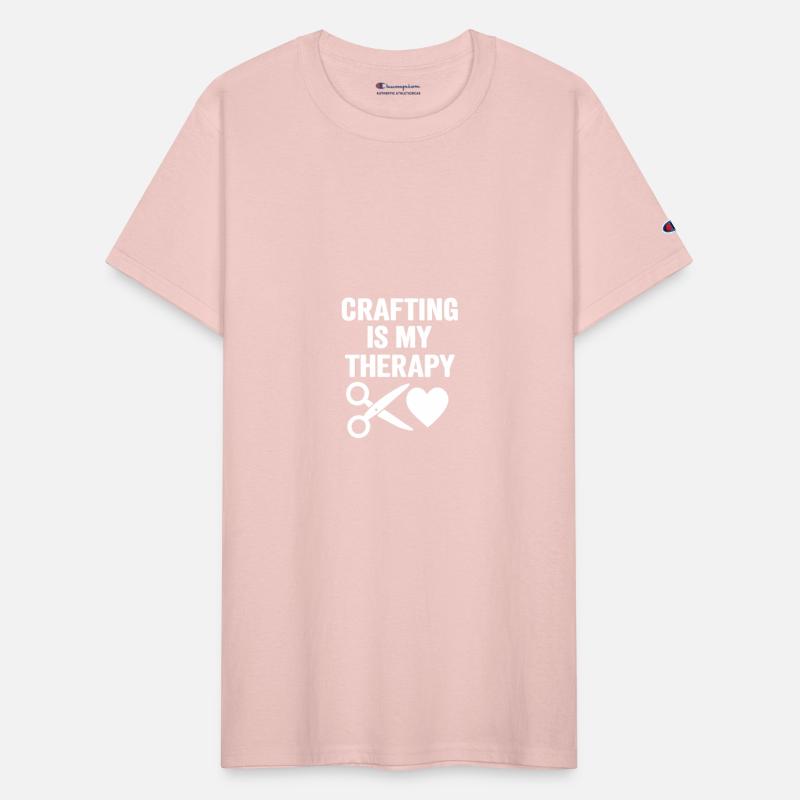 Crafting My Therapy – Funny DIY Lover Shirt heart
