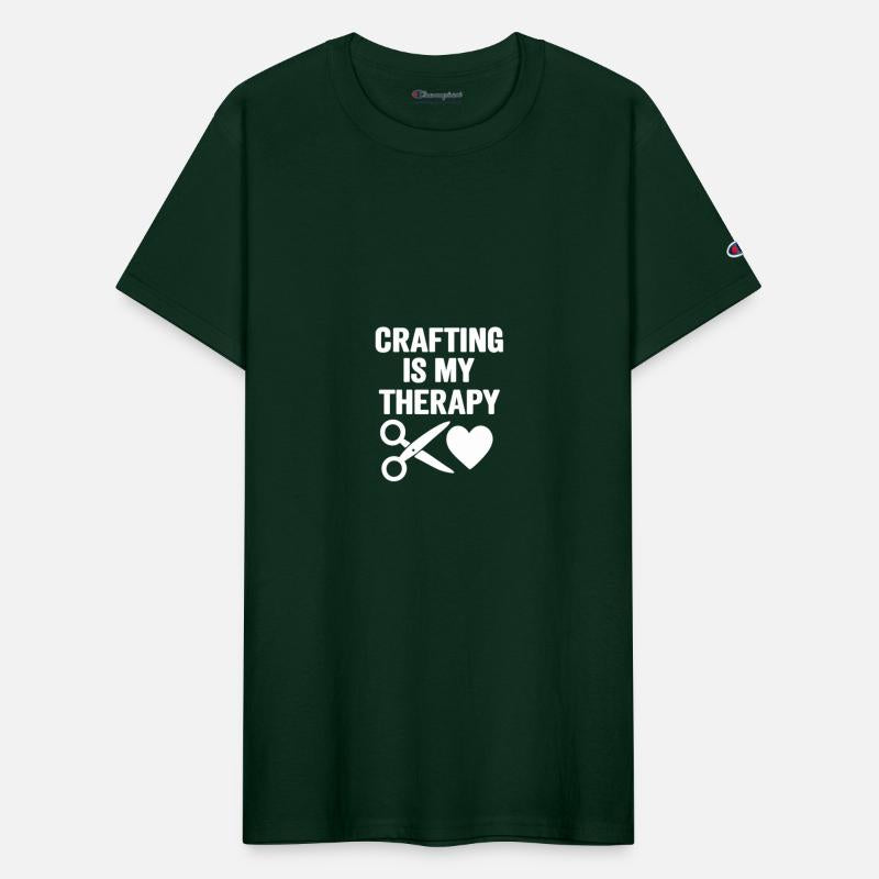Crafting My Therapy – Funny DIY Lover Shirt heart
