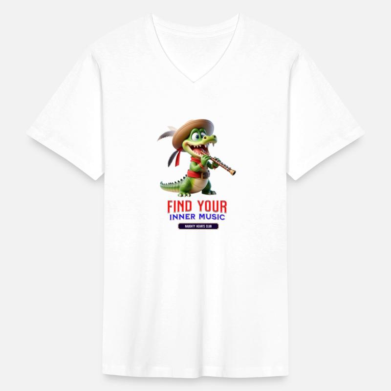 crocodile playing the flute