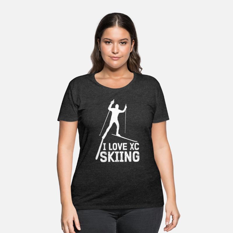 Cross Skiing I Love XC Skiing Lover Sports