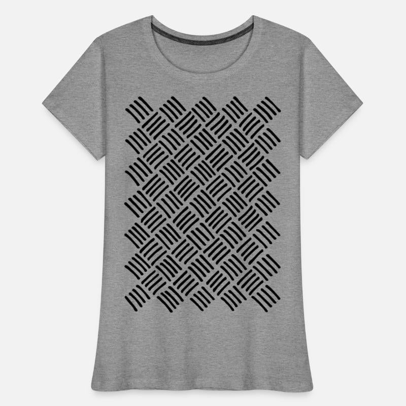 Cubic and Rhombic Lines Pattern. Curve Lines