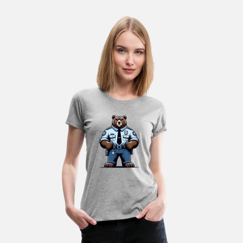 Cute Bear Police Officer