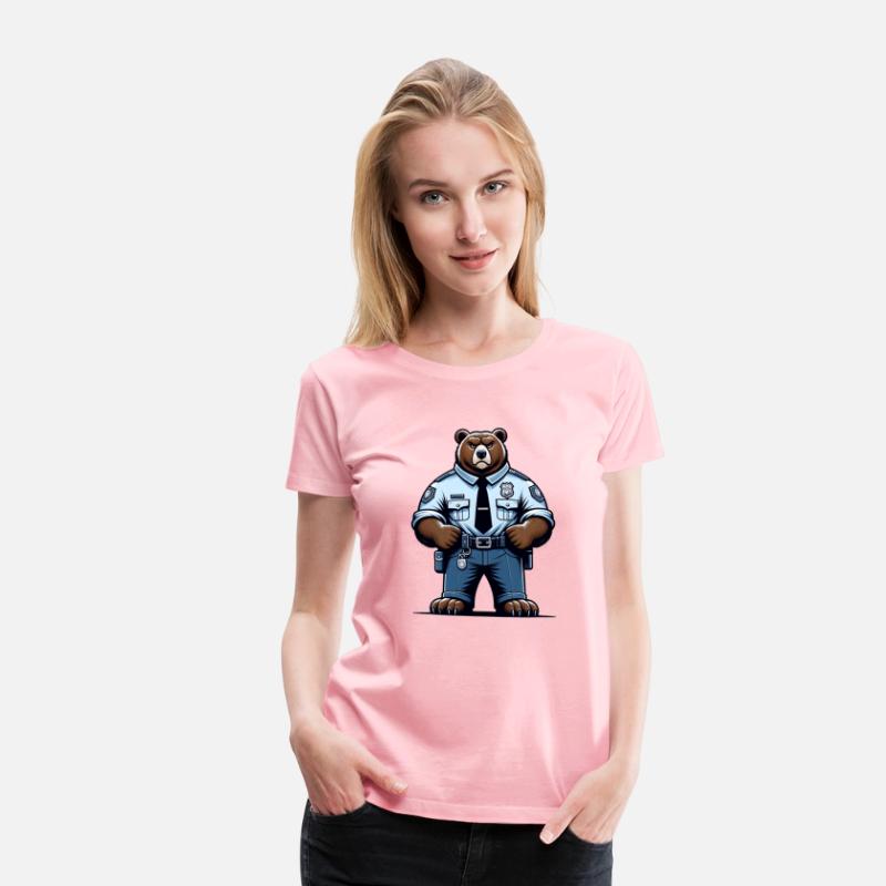 Cute Bear Police Officer