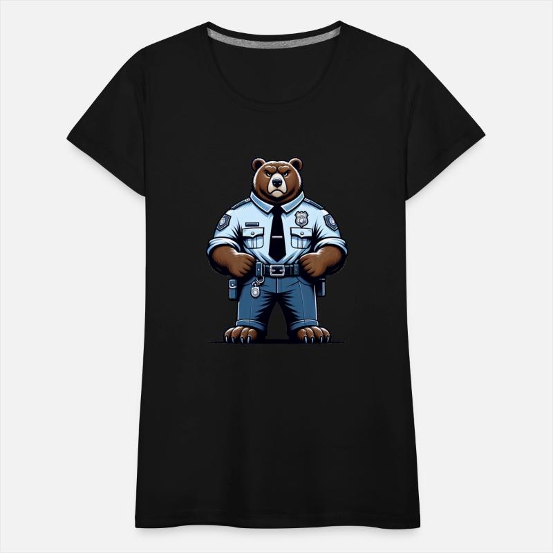 Cute Bear Police Officer
