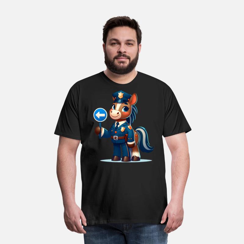 Cute Horse Police Officer