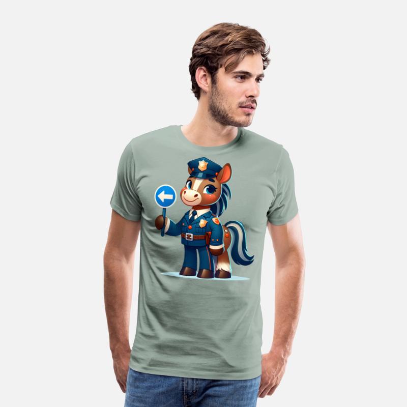 Cute Horse Police Officer