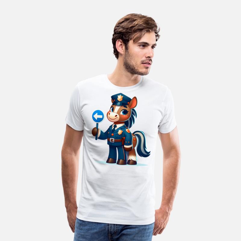 Cute Horse Police Officer