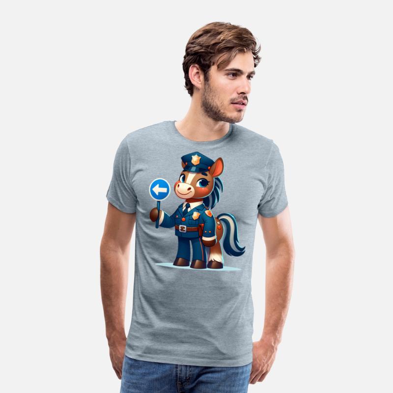 Cute Horse Police Officer