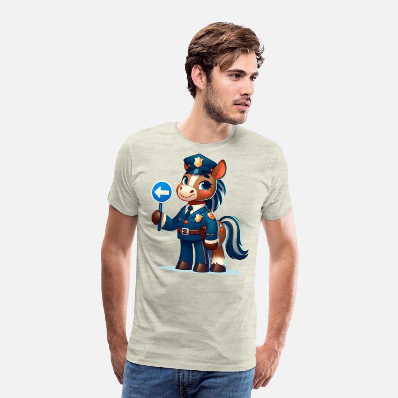 Cute Horse Police Officer