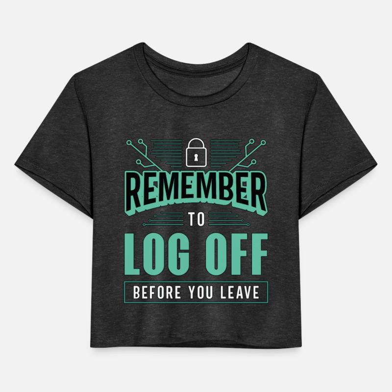 Cybersecurity Remember To Log Off Data Protection