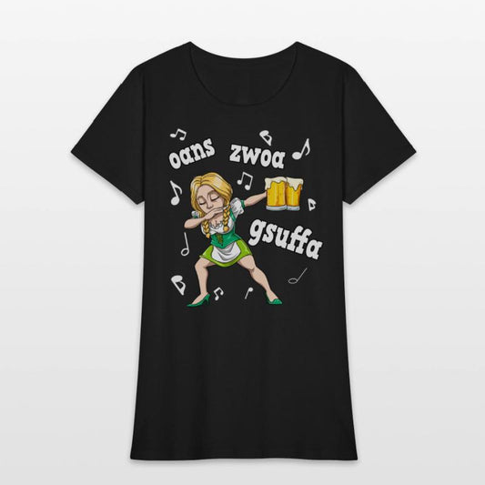 Dabbing Waitress Dirndl Service Swaying Music