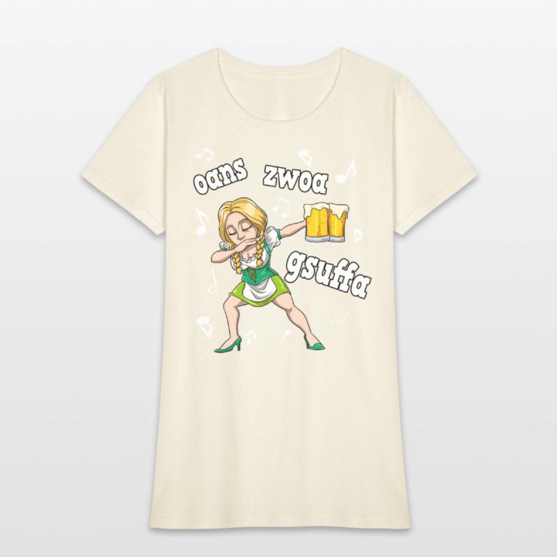 Dabbing Waitress Dirndl Service Swaying Music