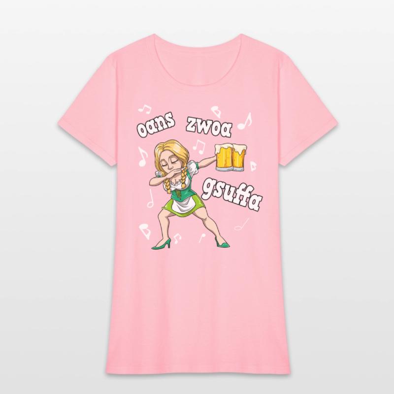 Dabbing Waitress Dirndl Service Swaying Music