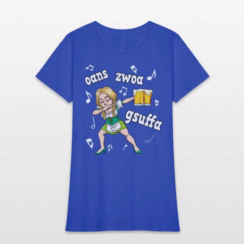 Dabbing Waitress Dirndl Service Swaying Music