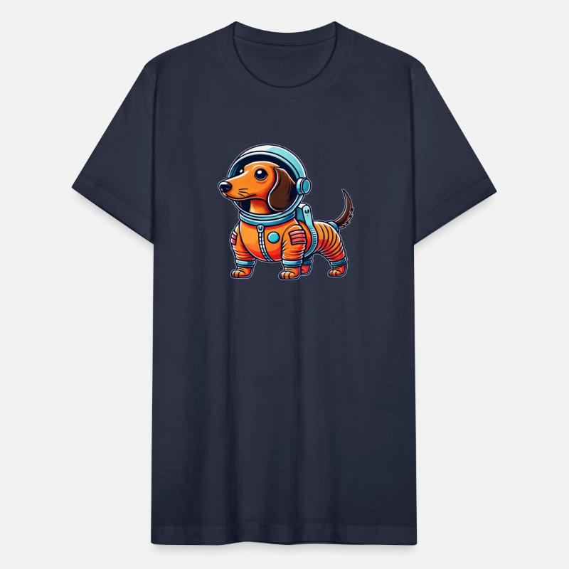 Dachshund astronaut space science fiction