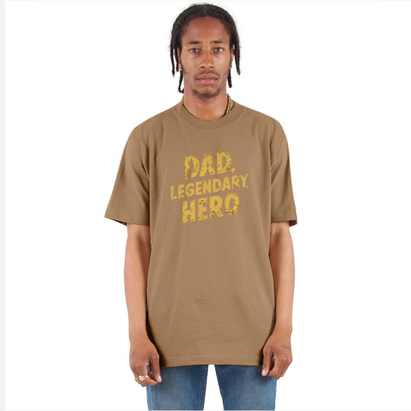 Dad Legendary Hero Bold Statement