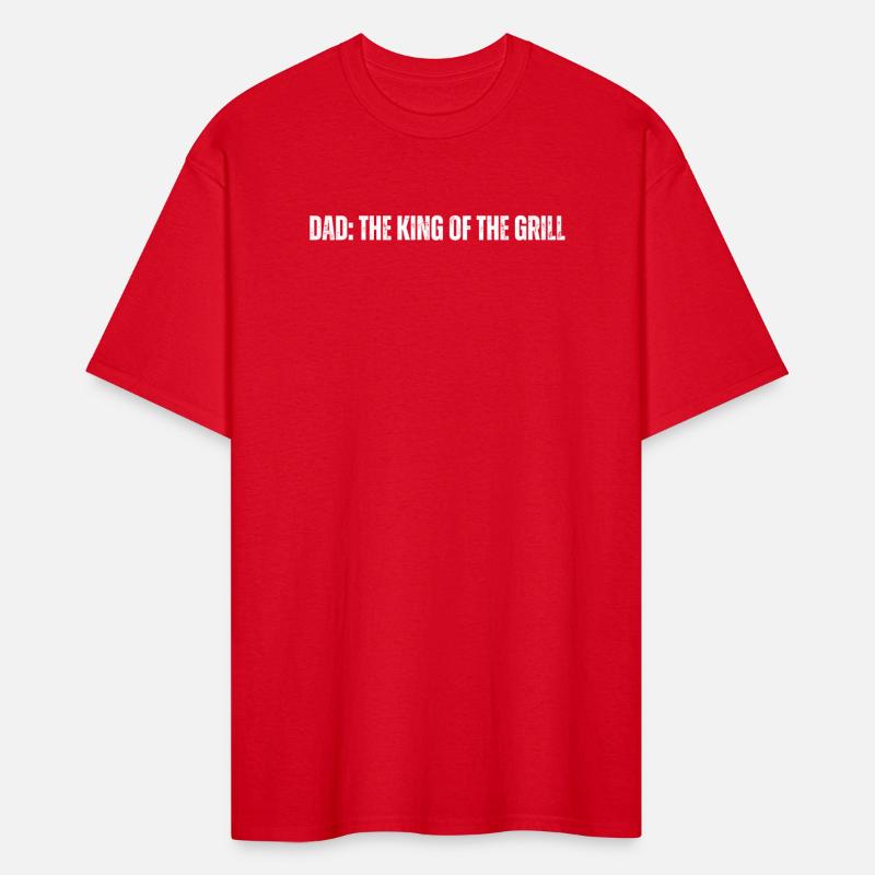 Dad The King of the Grill Design T-Shirt