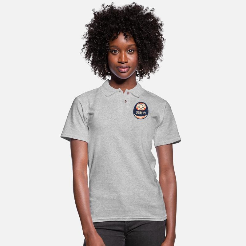 Daruma Doll With Perseverance Kanji Symbols