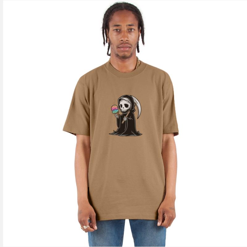 Death Skeleton Double Scoop Ice Cream Cone