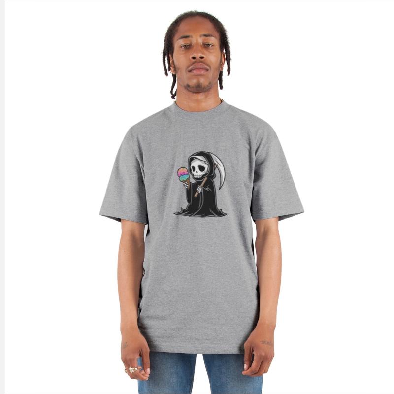 Death Skeleton Double Scoop Ice Cream Cone