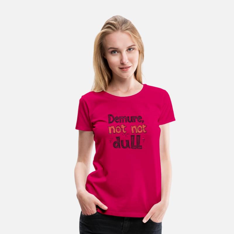 Demure Not Dull Typography - Funny Cartoon Style