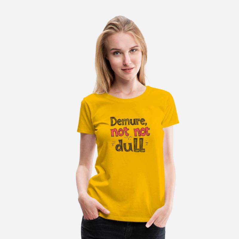 Demure Not Dull Typography - Funny Cartoon Style