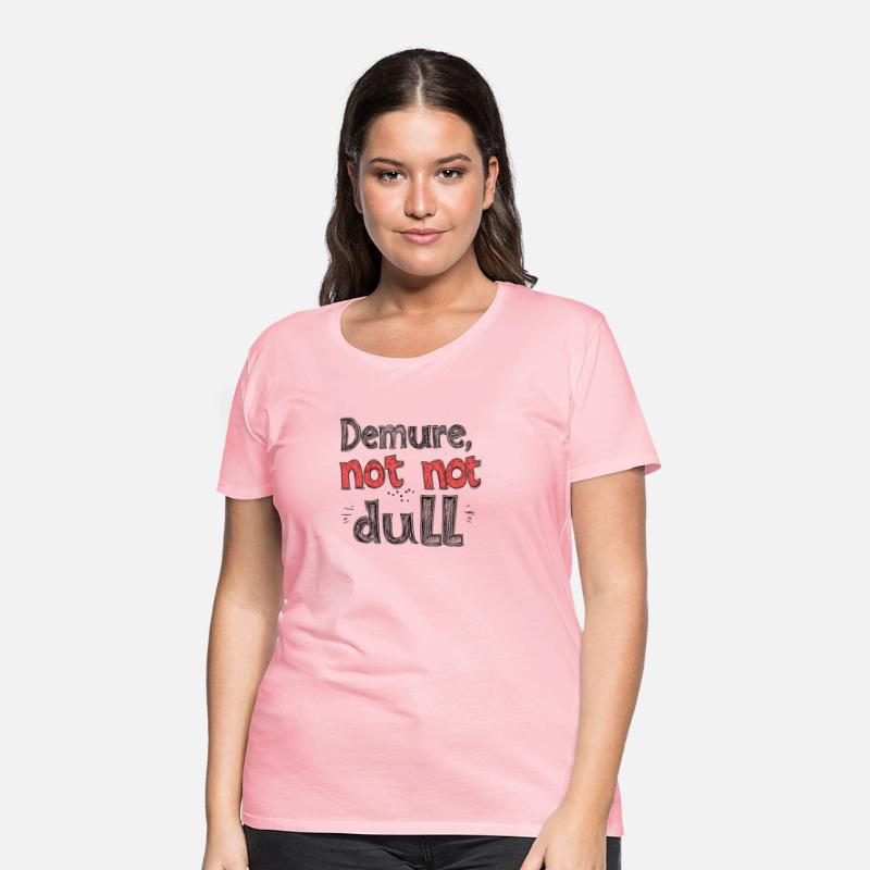 Demure Not Dull Typography - Funny Cartoon Style