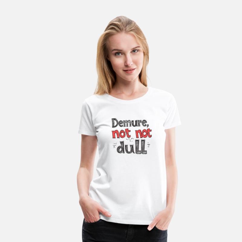 Demure Not Dull Typography - Funny Cartoon Style