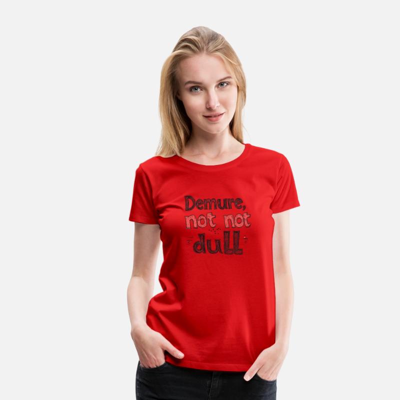 Demure Not Dull Typography - Funny Cartoon Style