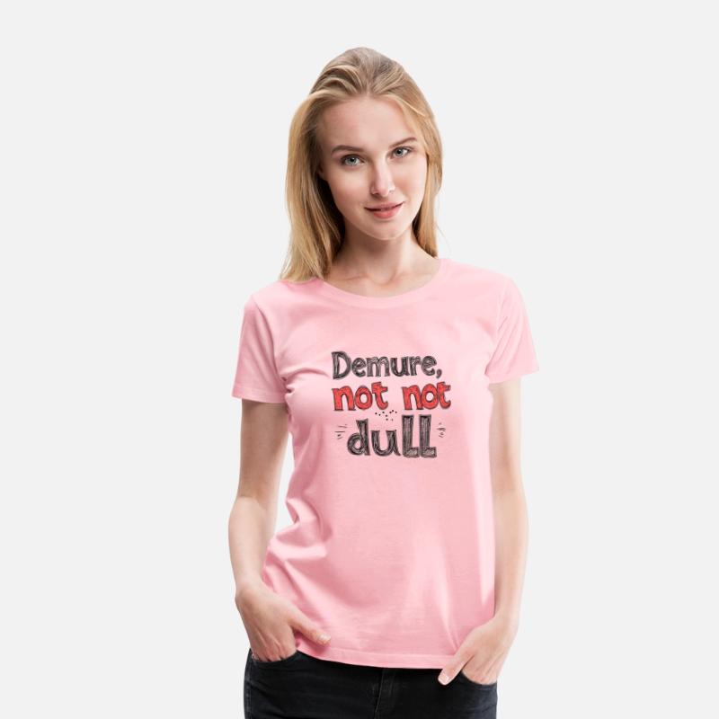 Demure Not Dull Typography - Funny Cartoon Style