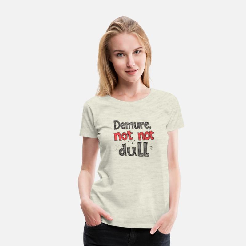 Demure Not Dull Typography - Funny Cartoon Style