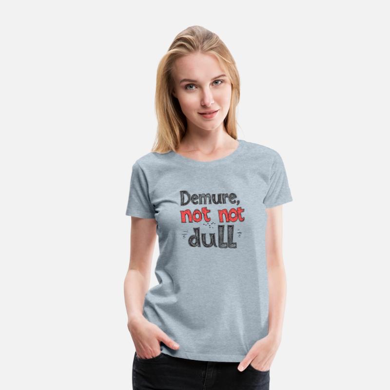 Demure Not Dull Typography - Funny Cartoon Style