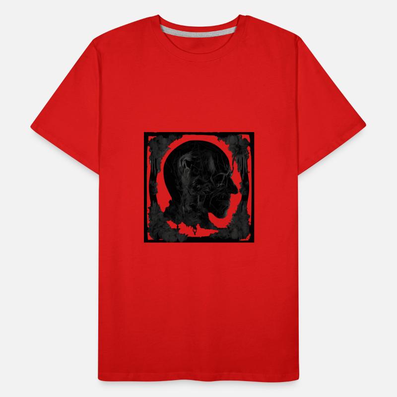 detailed depiction of a skeletal head