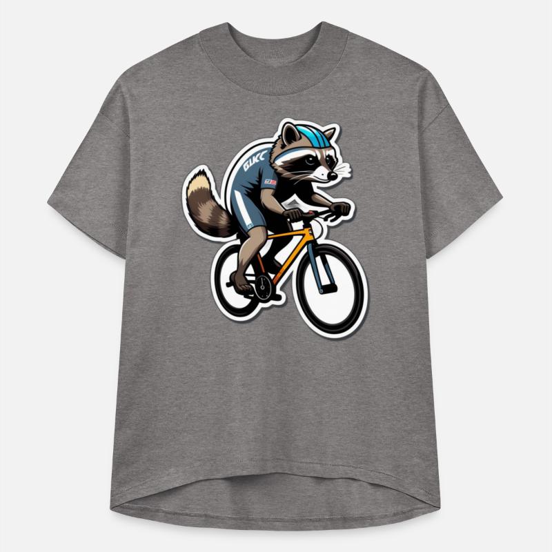 Determined Raccoon: Racing Bike Speedster
