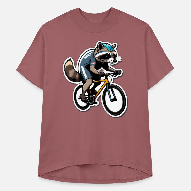 Determined Raccoon: Racing Bike Speedster