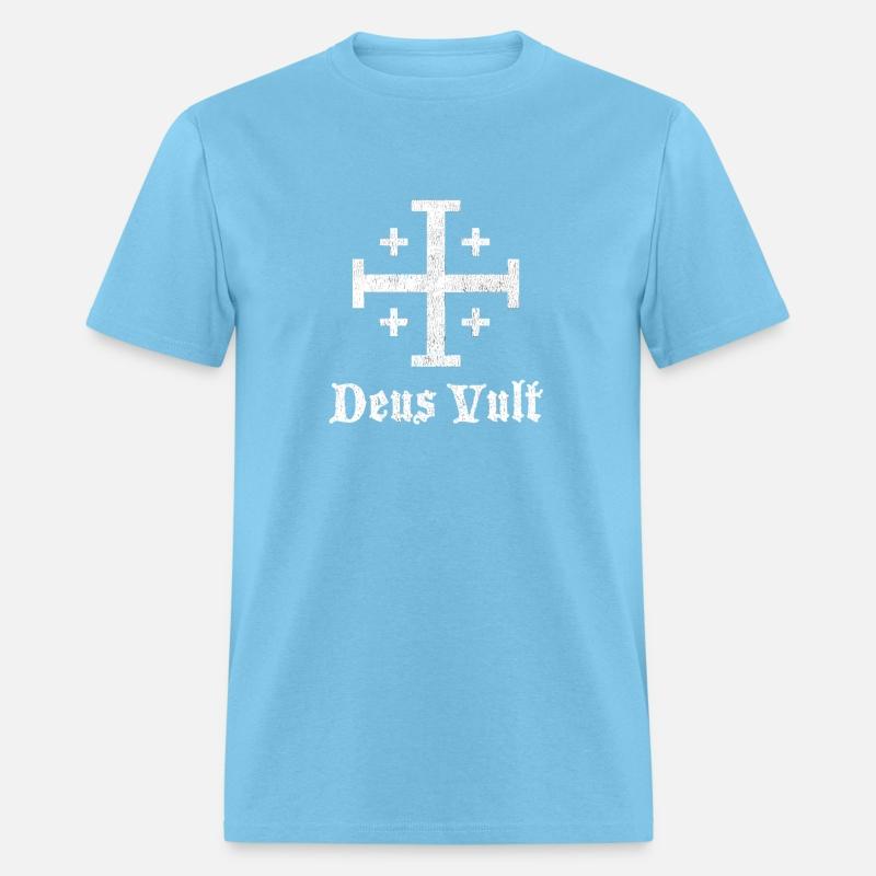 Deus Vult Crusader Shield Cross