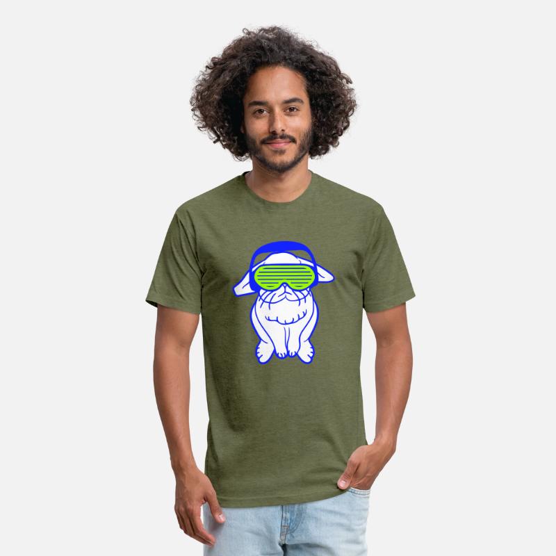 DJ Easter Bunny Rabbit Cool Headphone Music Party