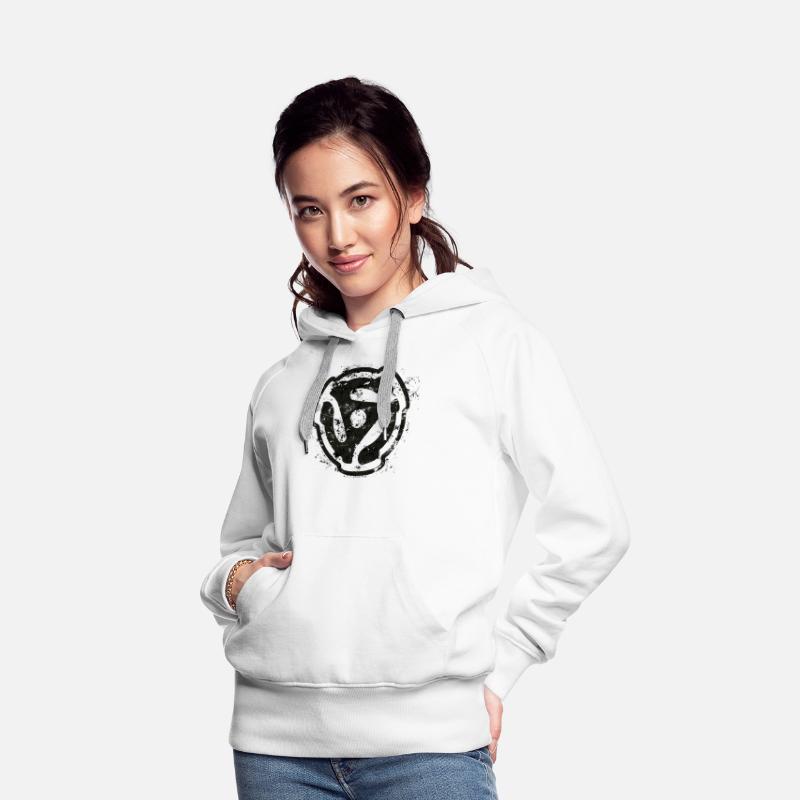 DJ Vinyl Design 45 rpm Record Adaptor (Outline)